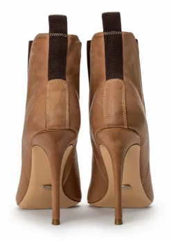 Tony Bianco Laken Caramel Diesel 10.3cm Ankle Boots Shoes 9 Tony Bianco Laken Caramel Diesel 10.3cm Ankle Boots Shoes