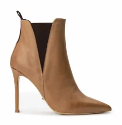 Tony Bianco Laken Caramel Diesel 10.3cm Ankle Boots Shoes