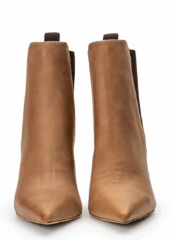 Tony Bianco Laken Caramel Diesel 10.3cm Ankle Boots Shoes