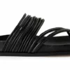 Tony Bianco Lamana Black Nappa 1.5cm Sandals Shoes