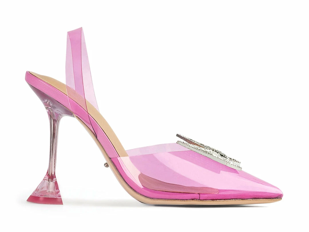 Tony Bianco Shoes Laos Pink Vinylite 10.3cm Heels 3 Tony Bianco Shoes Laos Pink Vinylite 10.3cm Heels