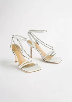 Tony Bianco Lazaar Dove Nappa 9.5cm Heels Shoes
