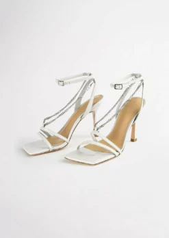 Tony Bianco Lazaar Dove Nappa 9.5cm Heels Shoes 15 Tony Bianco Lazaar Dove Nappa 9.5cm Heels Shoes