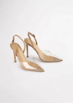 Tony Bianco Shoes Lazer Clear Vinylite/Skin Nappa 10.3cm Heels