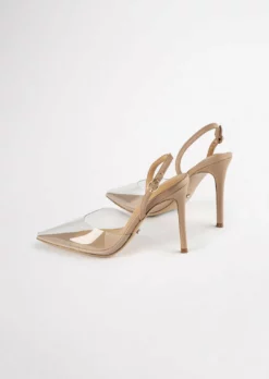 Tony Bianco Shoes Lazer Clear Vinylite/Skin Nappa 10.3cm Heels