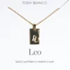 Tony Bianco Gold Leo Zodiac Necklace Accessories
