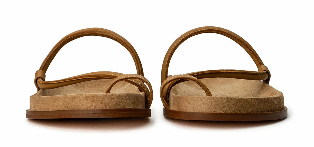 Tony Bianco Lexia Biscuit Nappa 1.5cm Sandals 4 Tony Bianco Lexia Biscuit Nappa 1.5cm Sandals