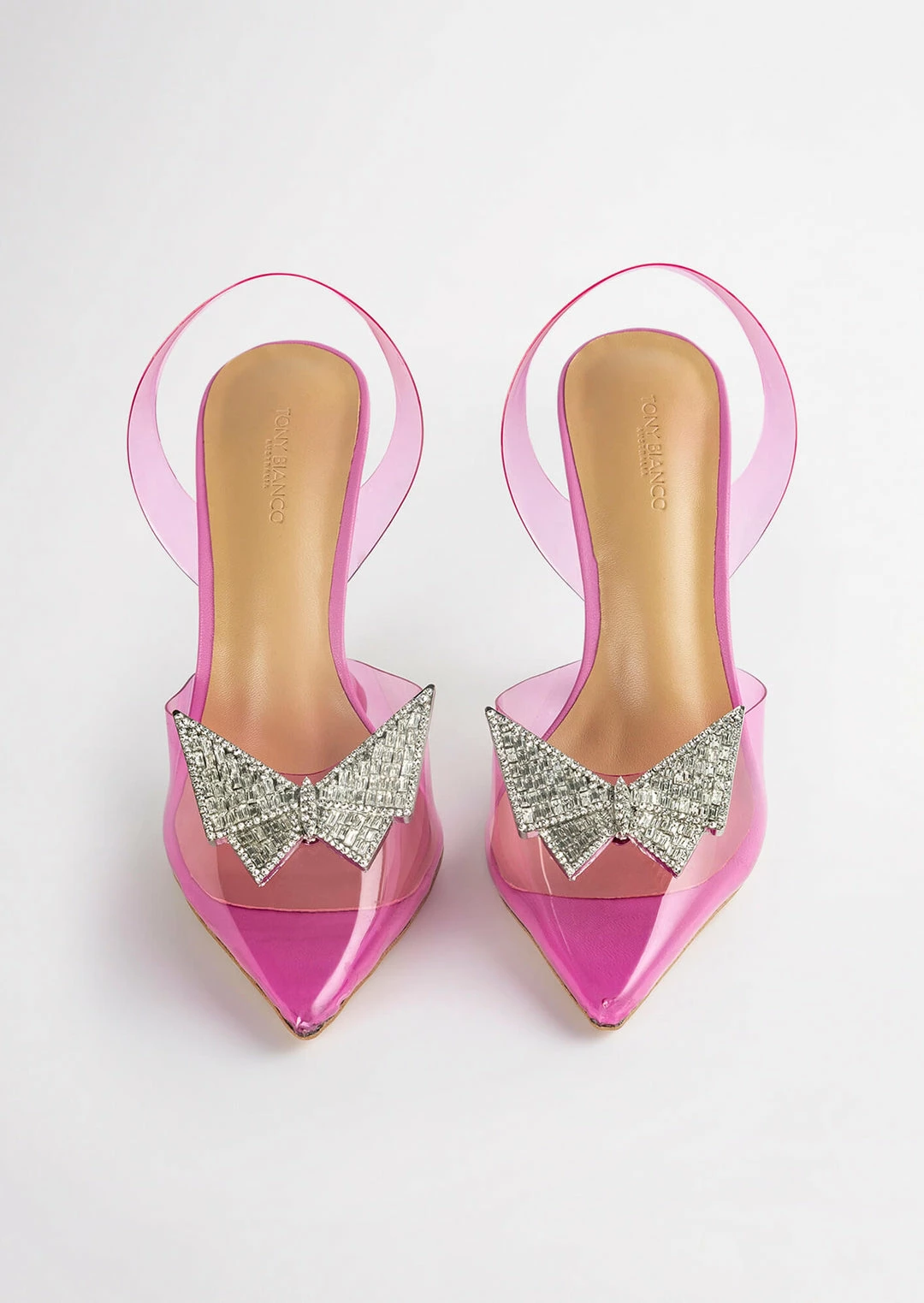 Tony Bianco Shoes Laos Pink Vinylite 10.3cm Heels 6 Tony Bianco Shoes Laos Pink Vinylite 10.3cm Heels