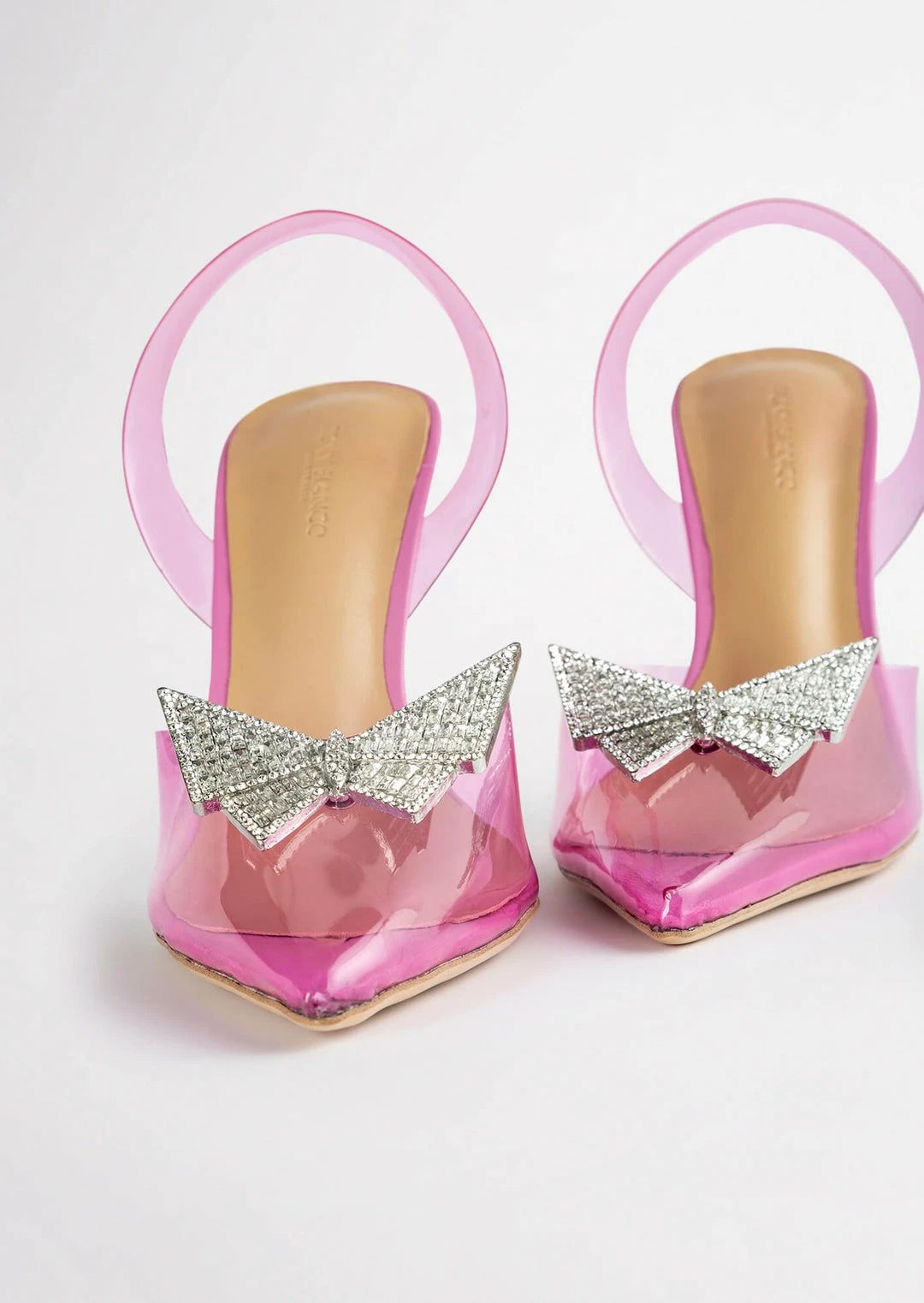 Tony Bianco Shoes Laos Pink Vinylite 10.3cm Heels 5 Tony Bianco Shoes Laos Pink Vinylite 10.3cm Heels