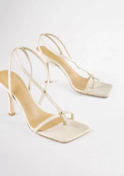 Tony Bianco Shoes Lilly Vanilla Nappa 9.5cm Heels