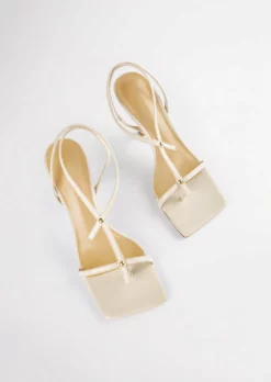 Tony Bianco Shoes Lilly Vanilla Nappa 9.5cm Heels