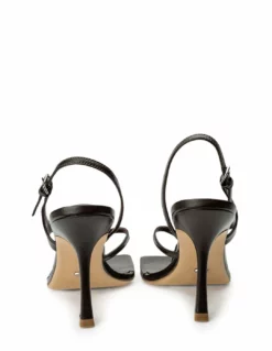 Tony Bianco New Arrivals Lincoln Chocolate Nappa 9.5cm Heels