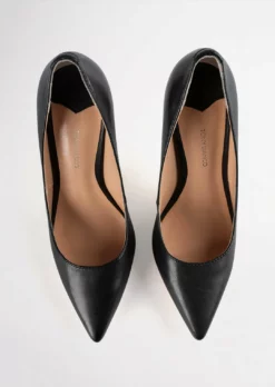 Tony Bianco Lotus Black Como 10.3cm Heels Shoes