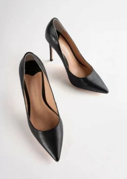 Tony Bianco Lotus Black Como 10.3cm Heels Shoes