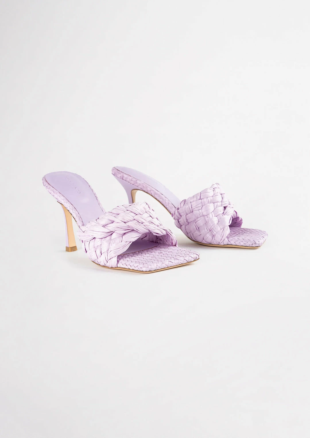 Tony Bianco Lourdes Lilac Raffia 9.5cm Heels 11 Tony Bianco Lourdes Lilac Raffia 9.5cm Heels