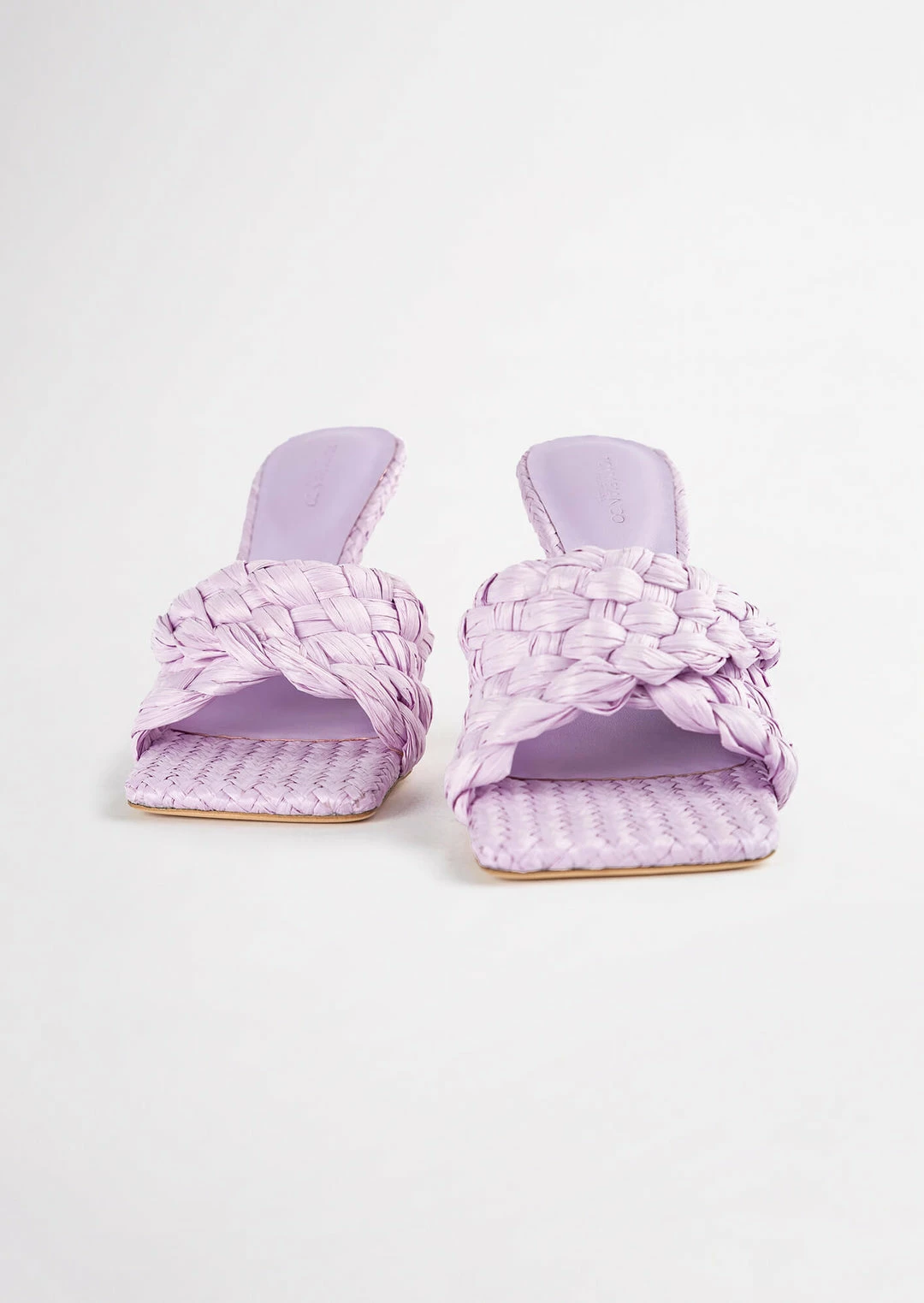 Tony Bianco Lourdes Lilac Raffia 9.5cm Heels 8 Tony Bianco Lourdes Lilac Raffia 9.5cm Heels