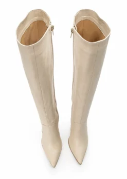 Tony Bianco Lucille Vanilla Venice 10.3cm Calf Boots