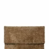 Tony Bianco New Arrivals Maddox Gold Crystal Clutch Bag
