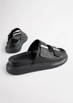 Tony Bianco Maja Black Como 4cm Sandals Shoes