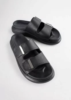 Tony Bianco Maja Black Como 4cm Sandals Shoes