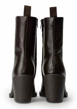 Tony Bianco Shoes Major Chocolate Nappa 7.5cm Ankle Boots