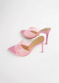 Tony Bianco Shoes Marley Musk Vinylite/Musk Nappa 10.5cm Heels