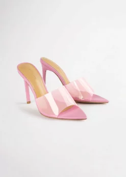 Tony Bianco Shoes Marley Musk Vinylite/Musk Nappa 10.5cm Heels