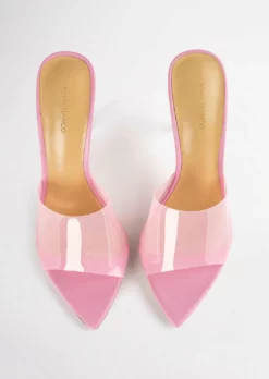 Tony Bianco Shoes Marley Musk Vinylite/Musk Nappa 10.5cm Heels