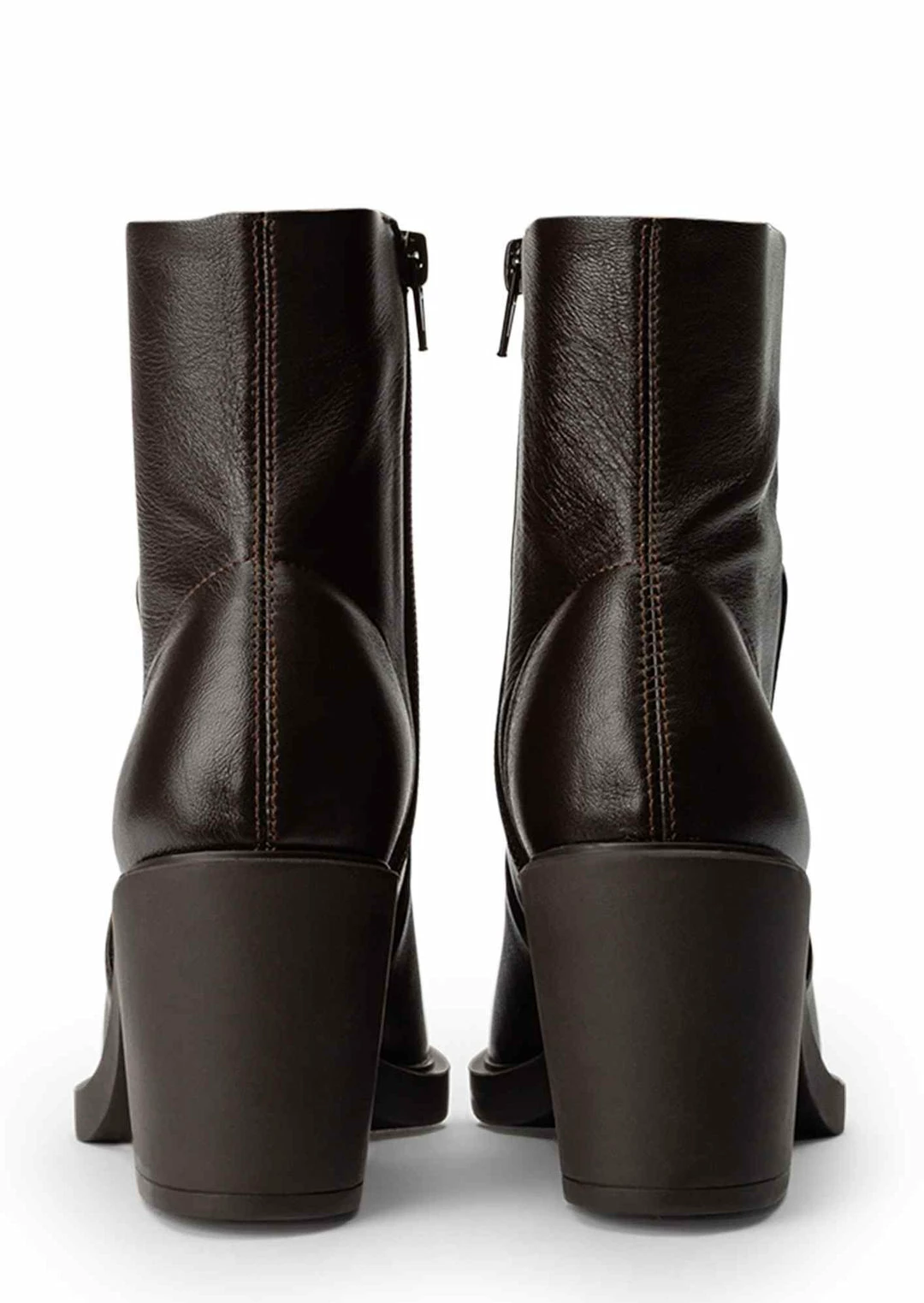 Tony Bianco Mason Chocolate Nappa 7.5cm Ankle Boots 6 Tony Bianco Mason Chocolate Nappa 7.5cm Ankle Boots