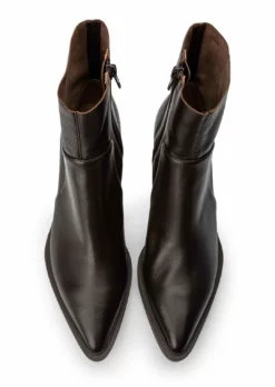 Tony Bianco Mason Chocolate Nappa 7.5cm Ankle Boots 8 Tony Bianco Mason Chocolate Nappa 7.5cm Ankle Boots