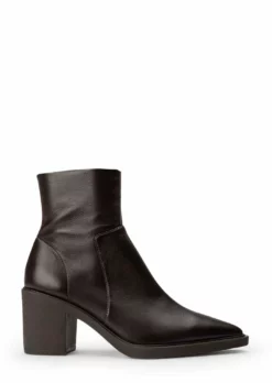 Tony Bianco Mason Chocolate Nappa 7.5cm Ankle Boots