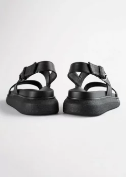 Tony Bianco Match Black Como 4cm Sandals