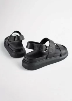 Tony Bianco Match Black Como 4cm Sandals