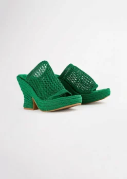 Tony Bianco Matrix Jade Waffle 11.5cm Wedges