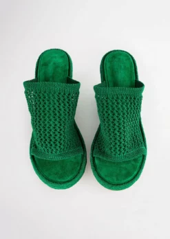 Tony Bianco Matrix Jade Waffle 11.5cm Wedges