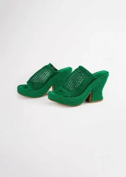 Tony Bianco Matrix Jade Waffle 11.5cm Wedges