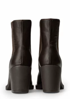 Tony Bianco Matteo Chocolate Nappa 7.5cm Ankle Boots