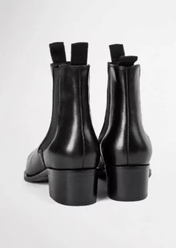 Tony Bianco Maxine Black Como 4.5cm Ankle Boots