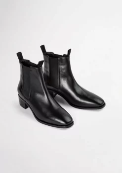 Tony Bianco Maxine Black Como 4.5cm Ankle Boots