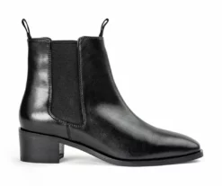 Tony Bianco Maxine Black Como 4.5cm Ankle Boots
