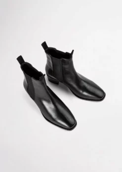 Tony Bianco Maxine Black Como 4.5cm Ankle Boots