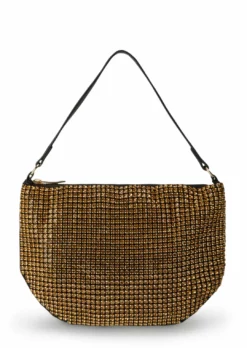 Tony Bianco New Arrivals Mccoy Gold Crystal Mini Handbags