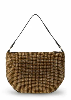 Tony Bianco New Arrivals Mccoy Gold Crystal Mini Handbags