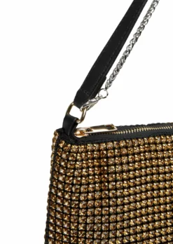 Tony Bianco New Arrivals Mccoy Gold Crystal Mini Handbags