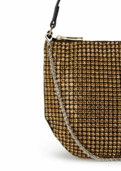 Tony Bianco New Arrivals Mccoy Gold Crystal Mini Handbags