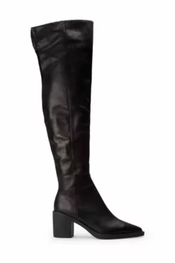 Tony Bianco Miley Black Venice 7.5cm Long Boots
