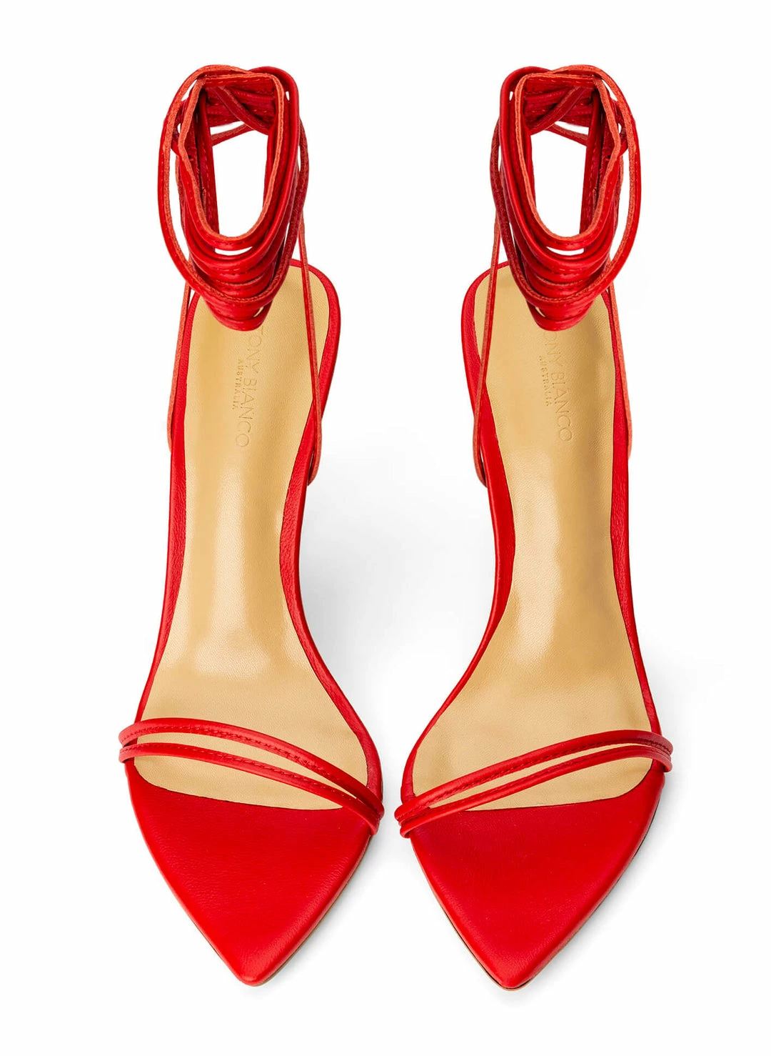 Tony Bianco Millie Cherry Nappa 10.5cm Heels 5 Tony Bianco Millie Cherry Nappa 10.5cm Heels