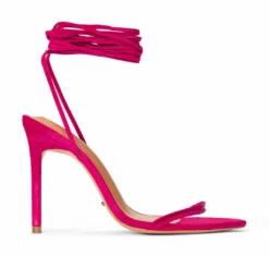 Tony Bianco Millie Lipstick Suede 10.5cm Heels Shoes
