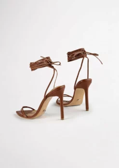 Tony Bianco Millie Rust Nappa 10.5cm Heels Shoes
