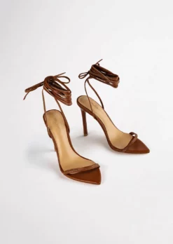 Tony Bianco Millie Rust Nappa 10.5cm Heels Shoes